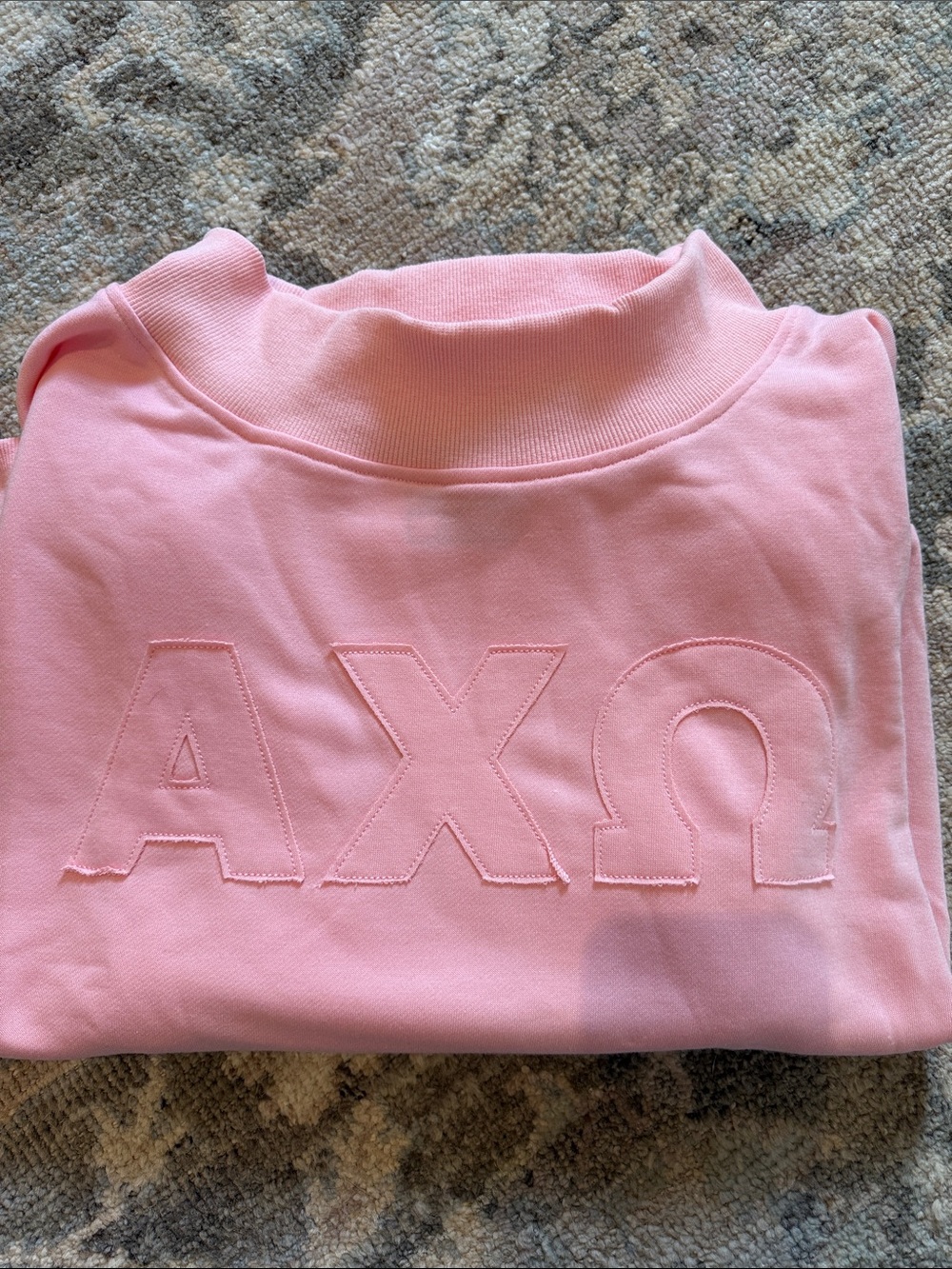 AXO mock neck sweatshirt
